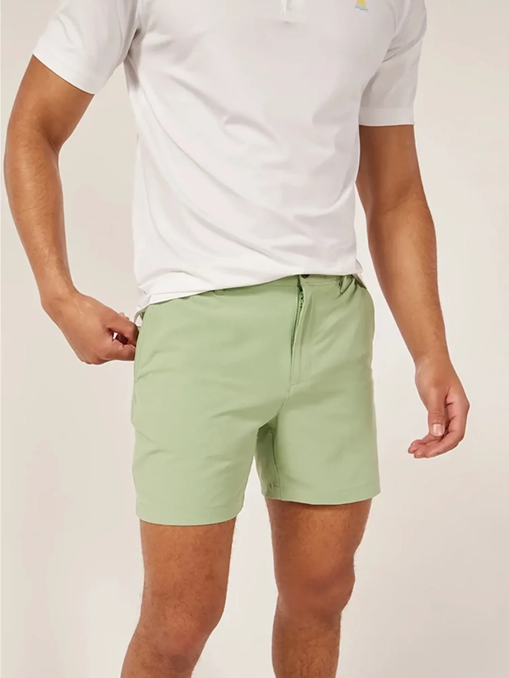 Chubbies Mens Everywear Performance Shorts Sage Green Size Large